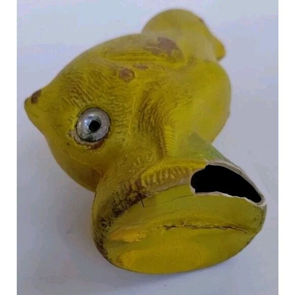 Vintage Knickerbocker Duck & Acorn Rattle Bunny Teether USA Japan 60s Baby Lot - Picture 4 of 16